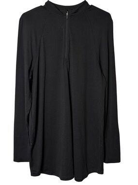 Lululemon Swiftly Relaxed Long Length Half Zip Shirt Top Loose Fit 12 LW3GXKS